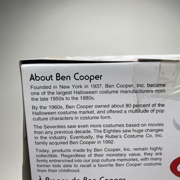 Ben Cooper Gremlins GIZMO Halloween Costume Top & Mask Adult Rubies Open Box - Picture 10 of 12